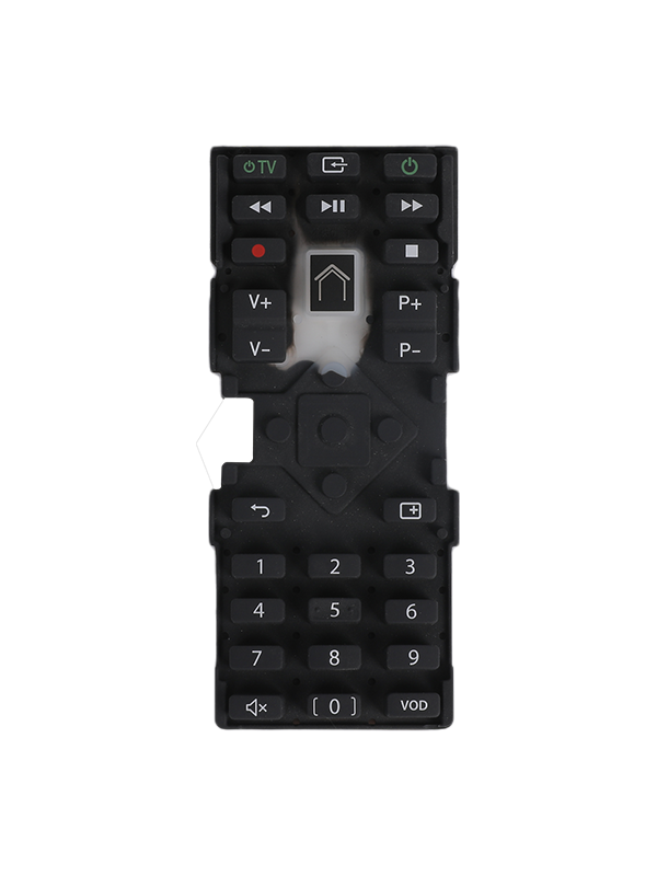 Remote control rubber keyboard keypad keys