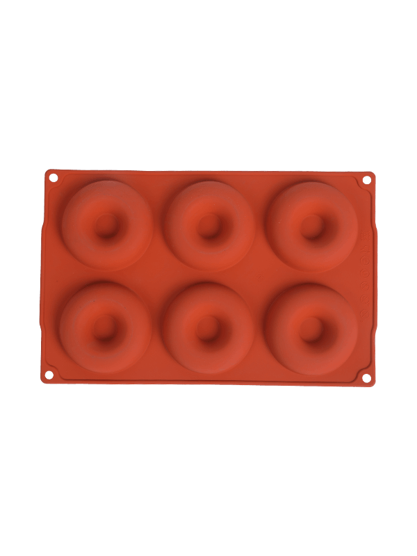 Food Grade Donut Silicone Circle 6 grid mold