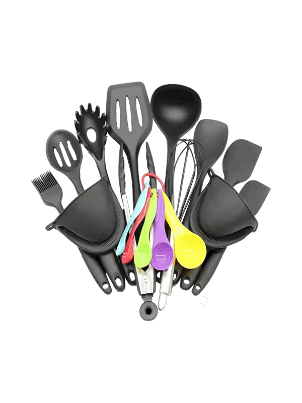 Kitchen accessories, kitchenware and cookware set, silicone