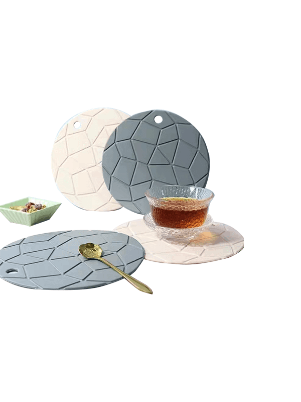 Food-grade safe round kitchen silicone mat