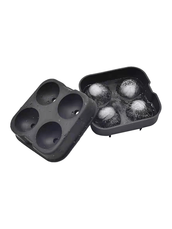 Food grade silicone ring Round 4 grid mold