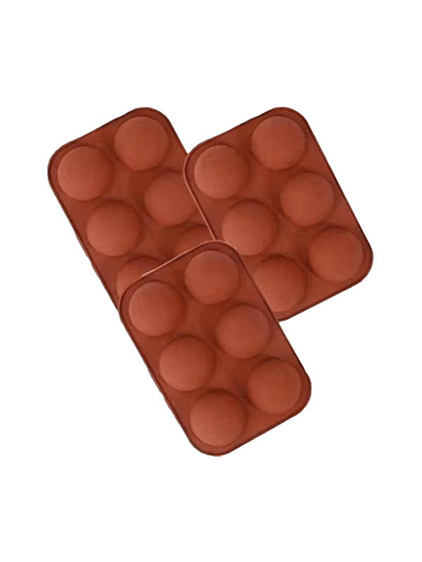 Food grade silicone ring Round 6 grid mold