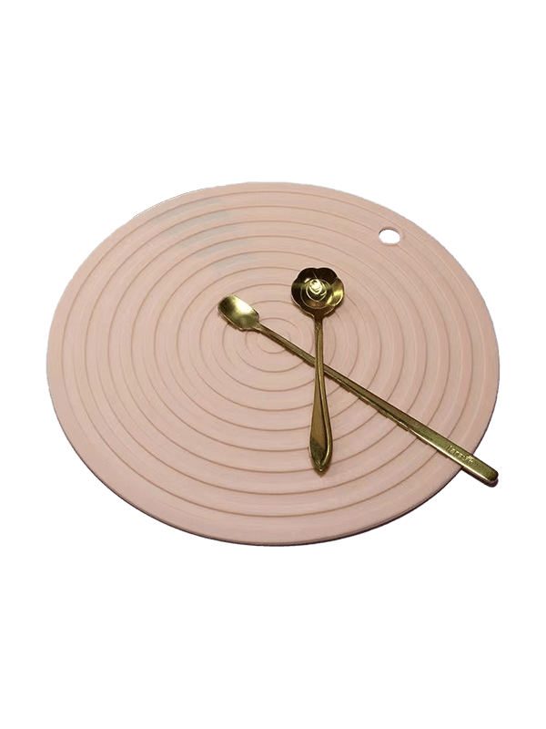 Food-grade safe round kitchen silicone mat